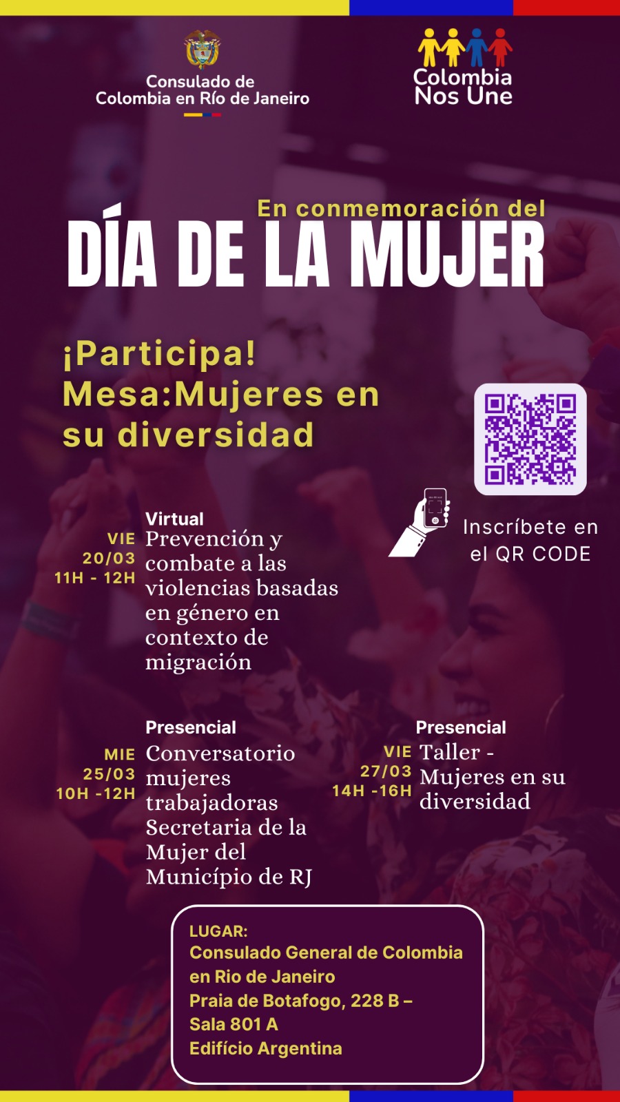 Participa en la apertura de La Mesa: Mujeres en su diversidad, un espacio de reflexión, diálogo e intercambio