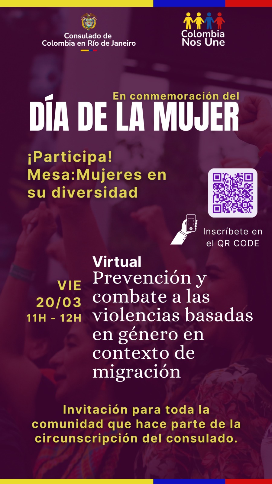Participa en la apertura de La Mesa: Mujeres en su diversidad, un espacio de reflexión, diálogo e intercambio