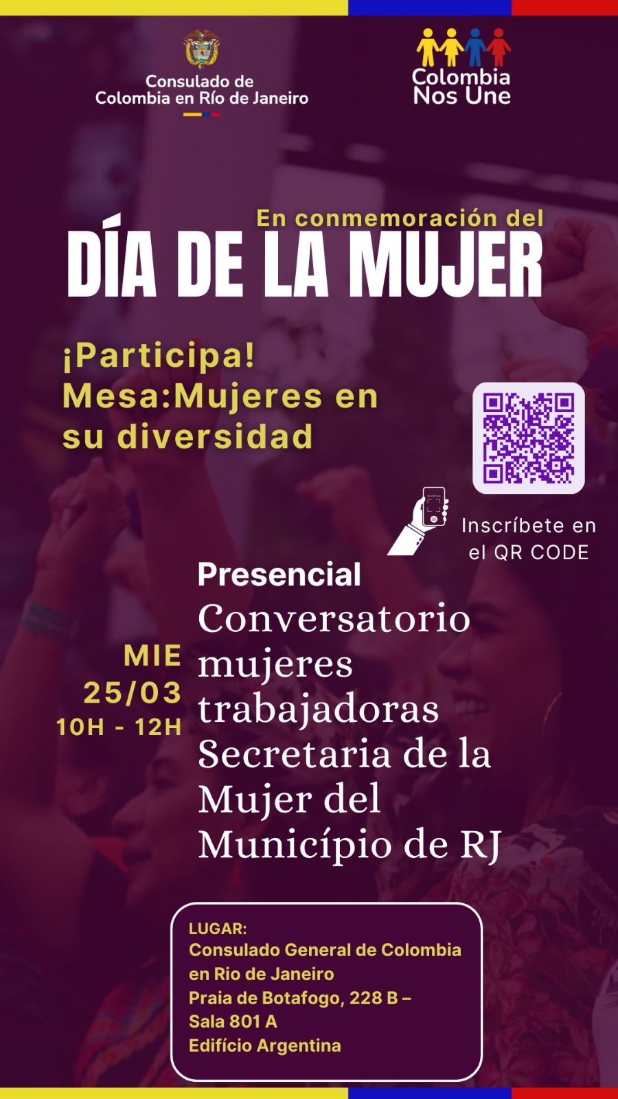 Participa en la apertura de La Mesa: Mujeres en su diversidad, un espacio de reflexión, diálogo e intercambio