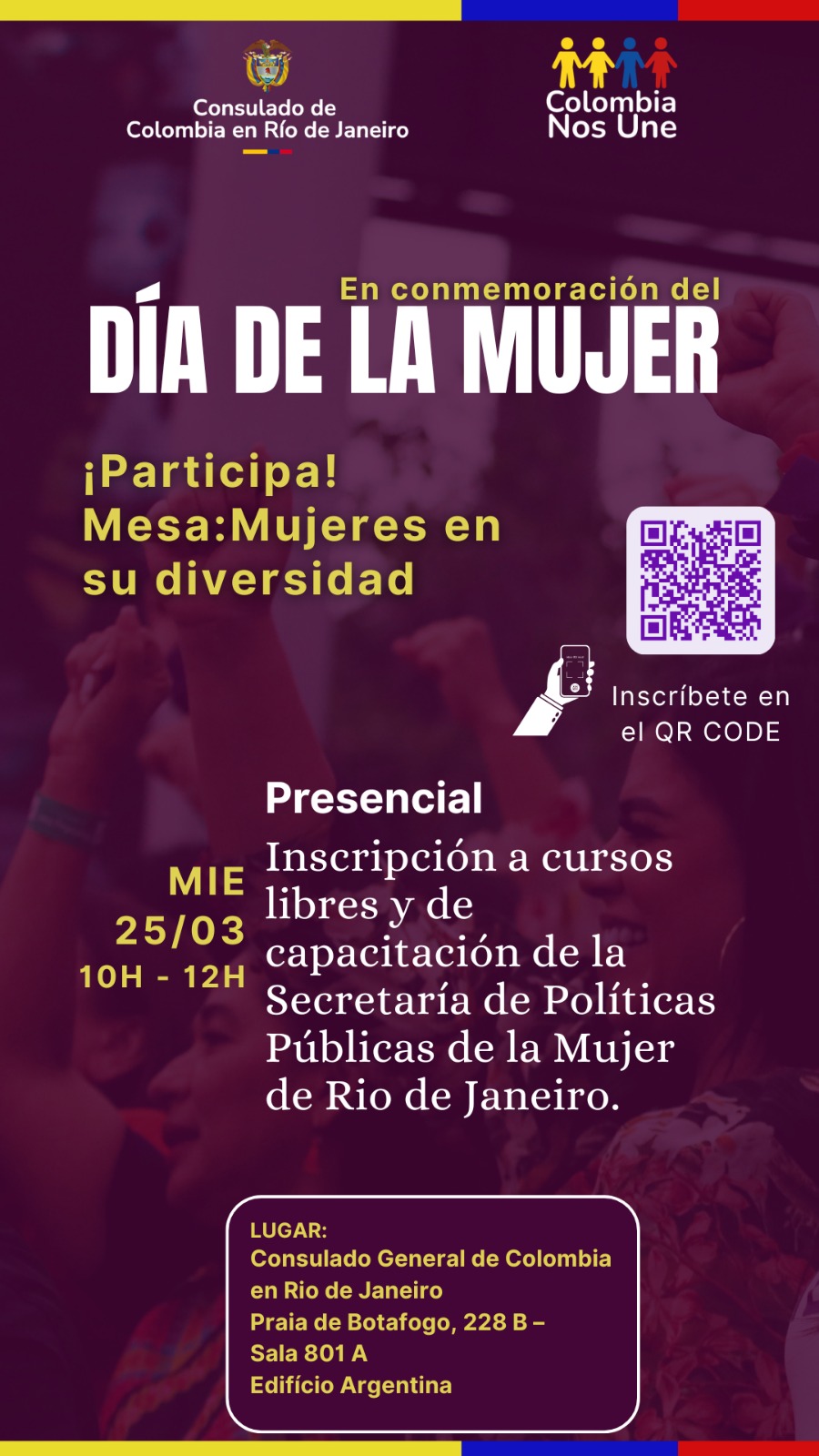 Participa en la apertura de La Mesa: Mujeres en su diversidad, un espacio de reflexión, diálogo e intercambio