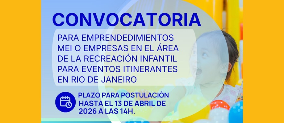 Convocatoria para emprendimientos de recreación infantil – Consulado de Colombia en Río de Janeiro