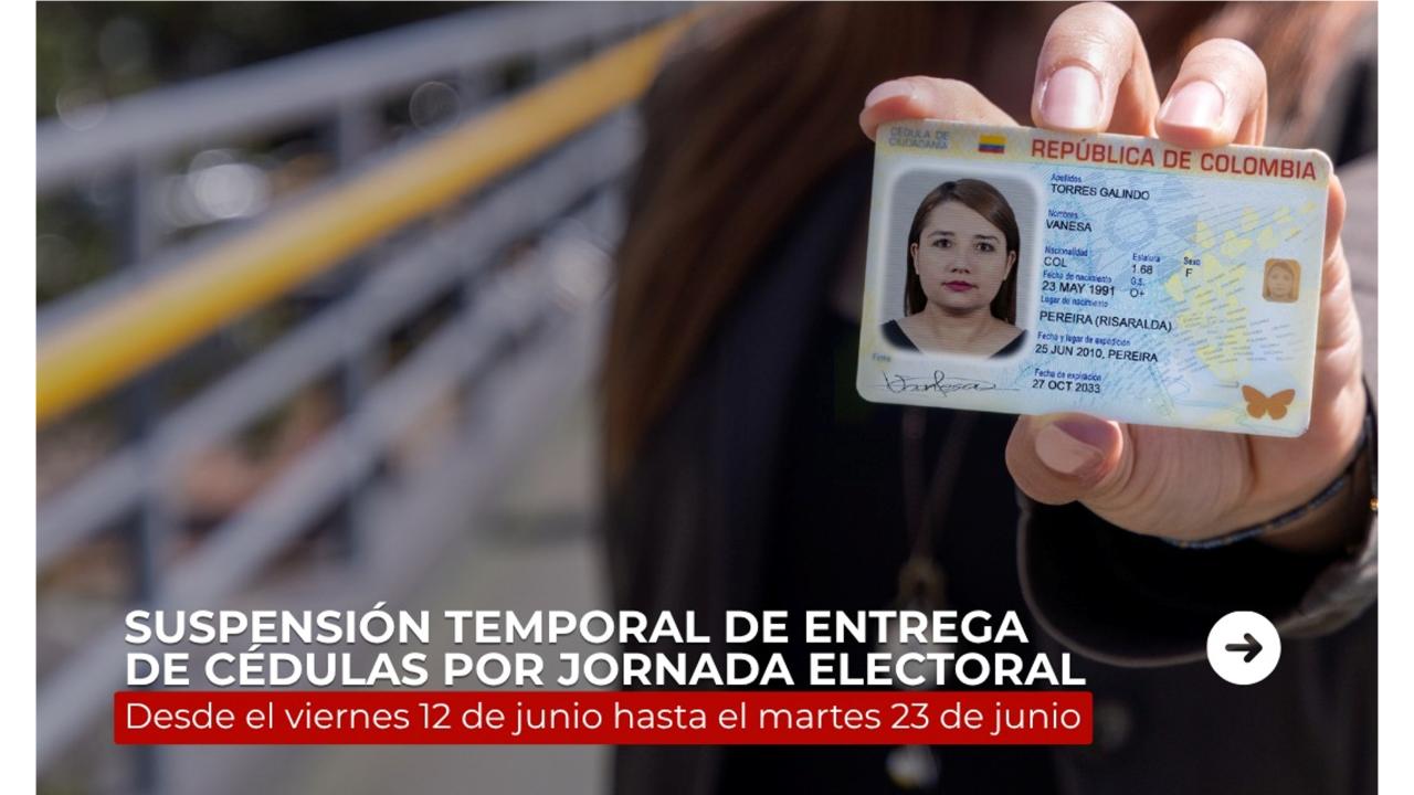El Consulado de Colombia en Río de Janeiro suspende temporalmente la entrega de cédulas del 12 al 23 de junio de 2026 por Elecciones Presidenciales